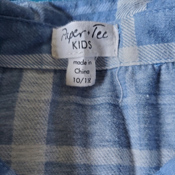 Checkered girl top - Picture 3 of 4